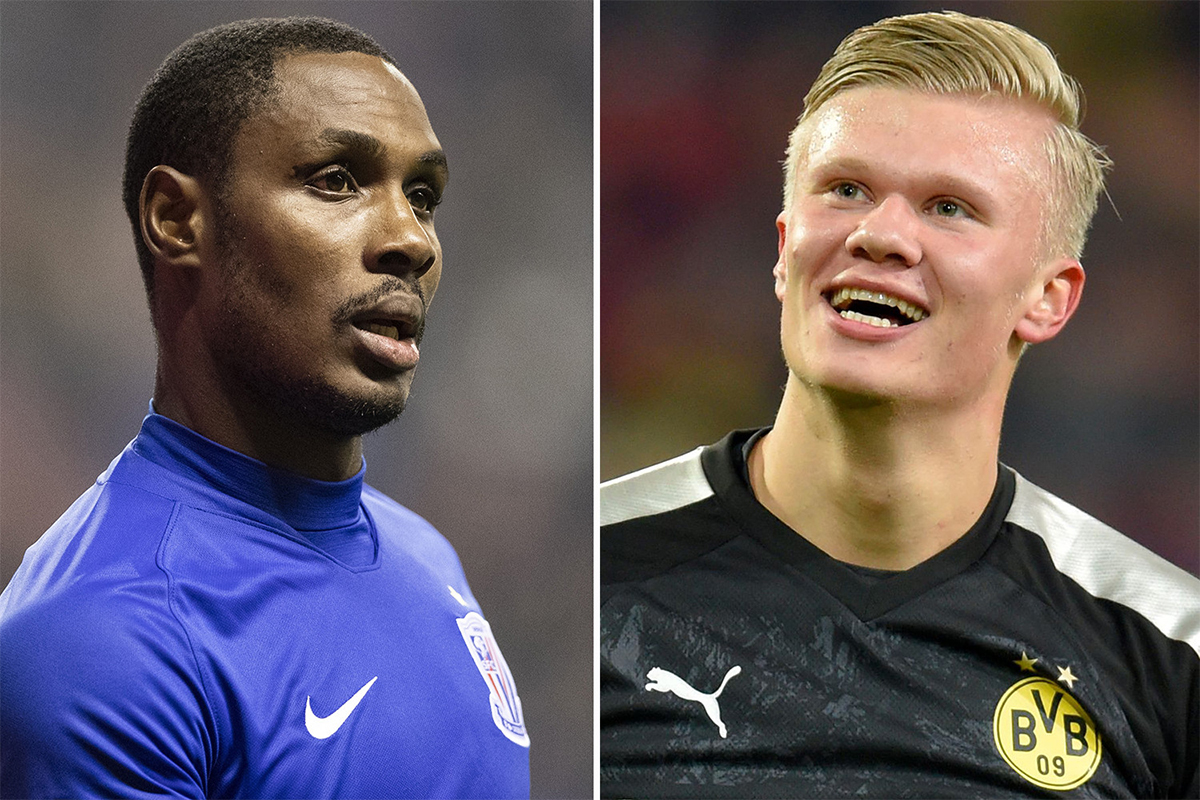 Chỉ số của Odion Ighalo, Erling Haaland trong FO4 và PES 2020
