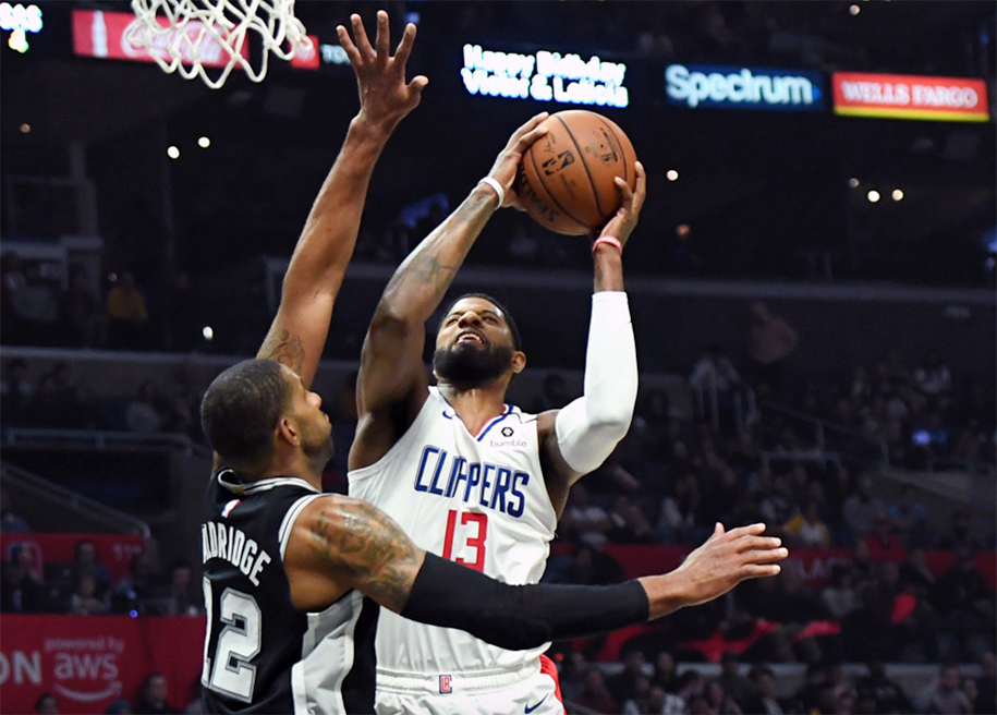Paul George cùng Kawhi Leonard song kiếm hợp bích, Clippers đả bại San Antonio Spurs Paul George cùng Kawhi Leonard song kiếm hợp bích, Clippers đả bại San Antonio Spurs