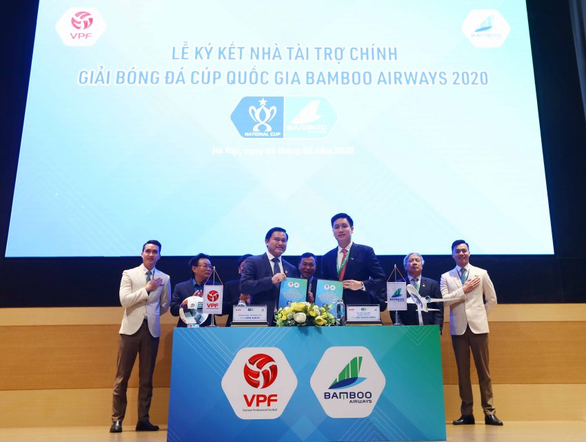 VPF ký hợp đồng tài trợ các giải chuyên nghiệp quốc gia năm 2020