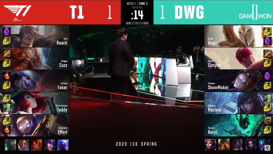 Kết quả LCK hôm nay 5/2: Faker tỏa sáng, T1 nhọc nhằn thắng DWG
