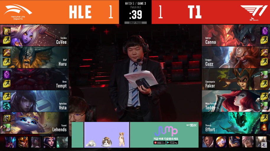 Kết quả LCK Mùa Xuân 2020 7/2: T1 gục ngã trước combo Yuumi - Olaf