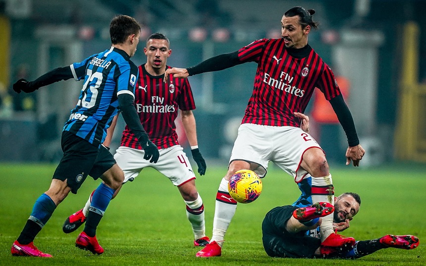 Ibrahimovic lập thành tích đi vào lịch sử trận derby Milan Ibrahimovic lập thành tích đi vào lịch sử trận derby Milan