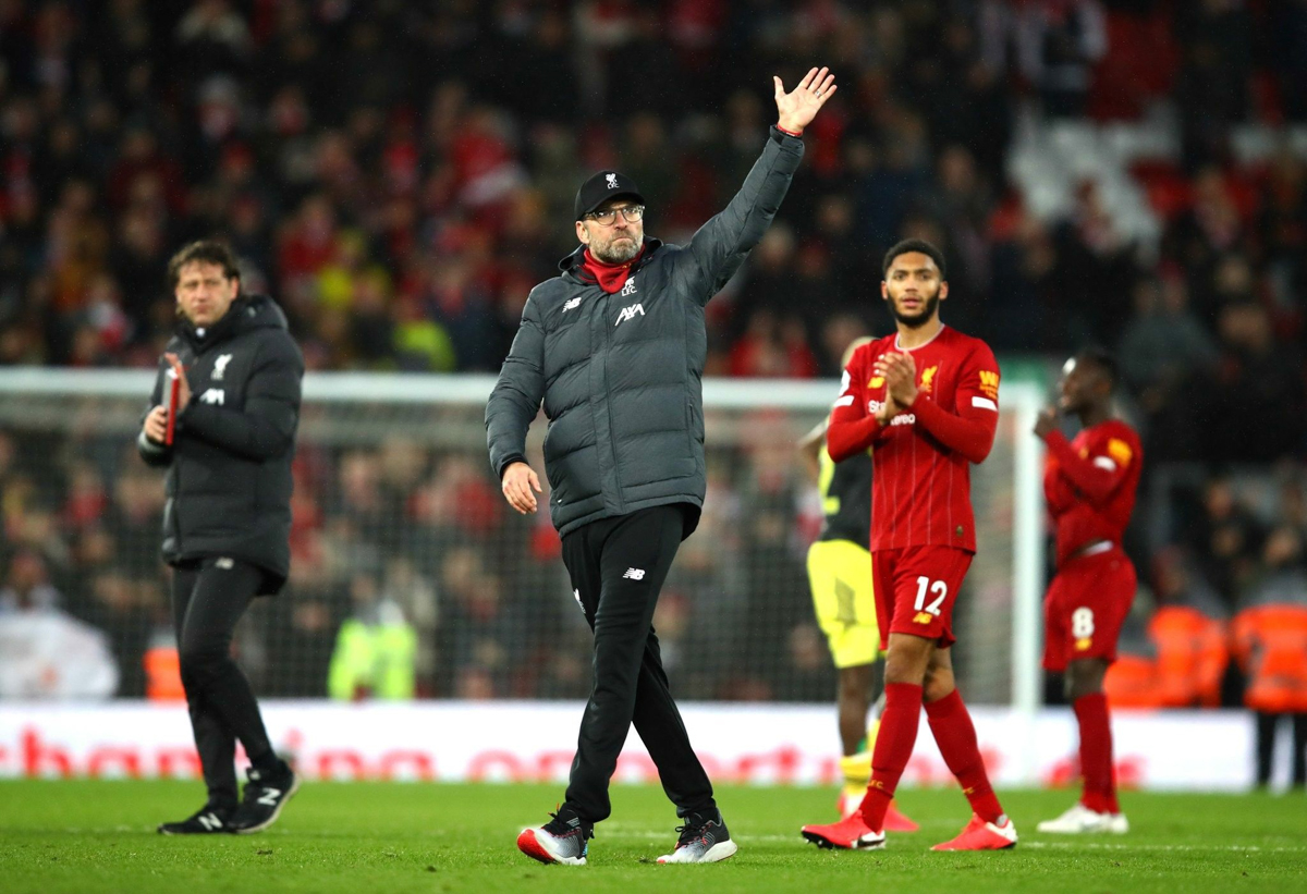 Klopp có thể giúp Liverpool trở thành đội vô địch tốt nhất từng thấy