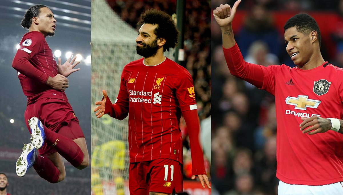 Van Dijk và Salah dẫn đầu ghi bàn theo từng vị trí ở Ngoại hạng Anh