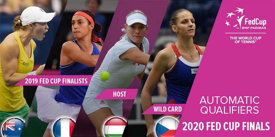 Kết quả bốc thăm chia bảng giải quần vợt Fed Cup Finals 2020