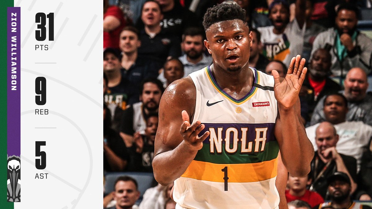 Zion Williamson lập kỷ lục cá nhân, Pelicans thắng đối thủ cạnh tranh trực tiếp