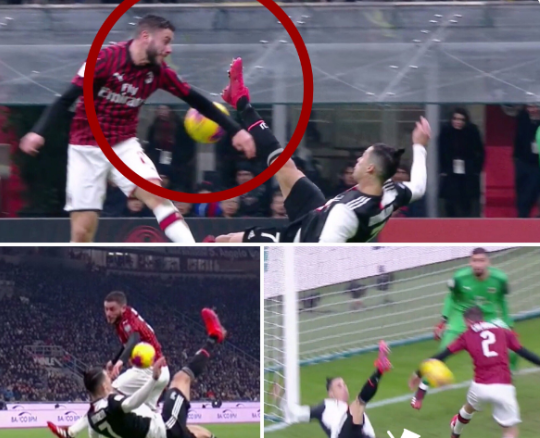 Ronaldo cứu Juventus bằng quả phạt đền gây tranh cãi trước Milan