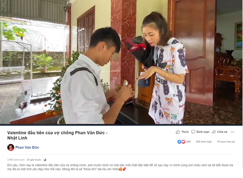 Ngày Valentine của các cầu thủ Việt: Quang Hải cô đơn phòng gym, Đình Trọng, Văn Đức rạng rỡ