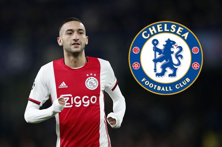 Tân binh Hakim Ziyech sẽ mặc áo đấu số mấy tại Chelsea?
