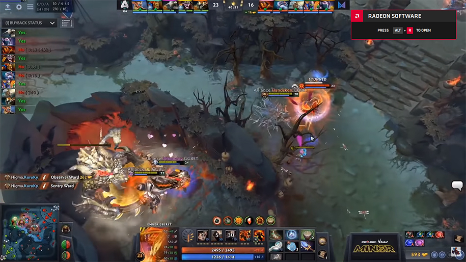 Alliance đánh bại Nigma ở vòng loại Minor kịch tính nhất trong lịch sử Dota 2