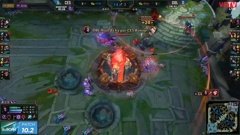 Hủy diệt Dashing Buffalo, CERBERUS chen chân vào top 4