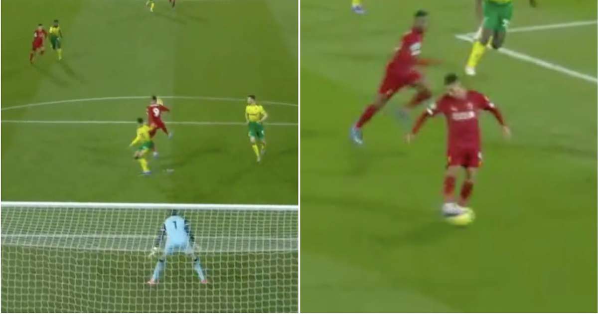 Firmino khiến CĐV sững sờ với đường chuyền “dị” cho Liverpool trước Norwich