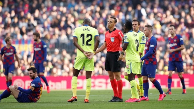 Messi bị Getafe ngăn chặn với số lần phạm lỗi kỷ lục ở châu Âu