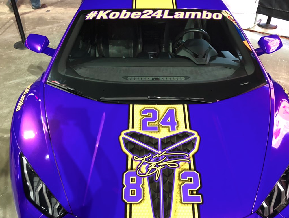 Cận cảnh siêu xe Lamborghini Huracan cực độc của một fan cuồng Kobe Bryant