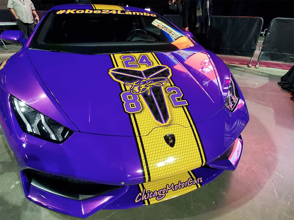 Cận cảnh siêu xe Lamborghini Huracan cực độc của một fan cuồng Kobe Bryant