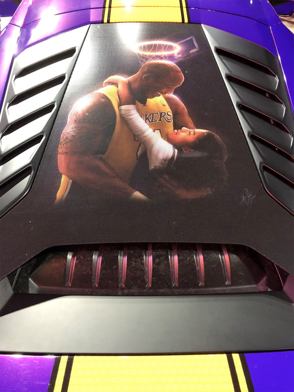 Cận cảnh siêu xe Lamborghini Huracan cực độc của một fan cuồng Kobe Bryant