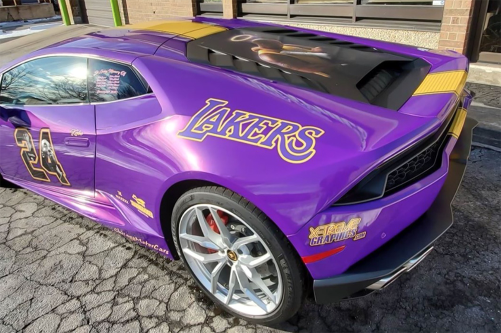 Cận cảnh siêu xe Lamborghini Huracan cực độc của một fan cuồng Kobe Bryant