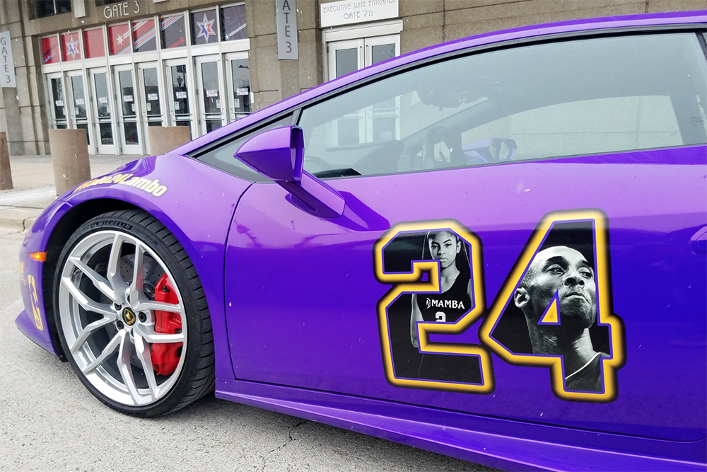 Cận cảnh siêu xe Lamborghini Huracan cực độc của một fan cuồng Kobe Bryant