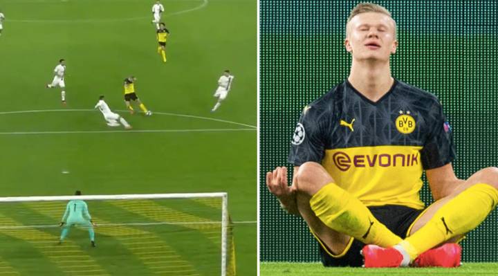 Haaland gây kinh ngạc bằng tốc độ khủng khiếp khi ghi bàn cho Dortmund