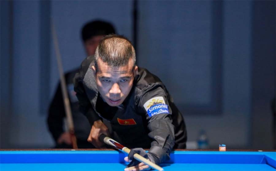 Vòng 1/8 World Cup billiards carom 3 băng: Việt Nam góp tứ đại cao thủ