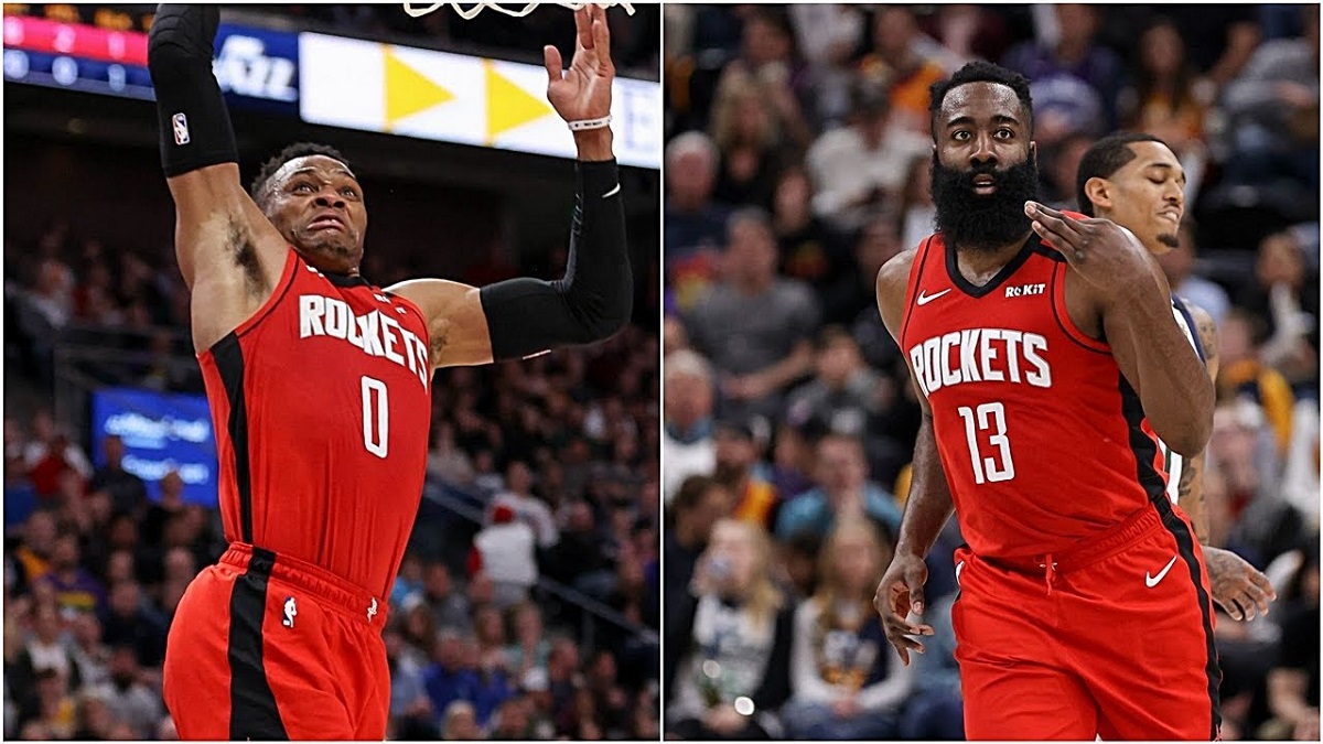 James Harden và Russell Westbrook giúp Rockets có màn trả thù ngọt ngào trước Jazz