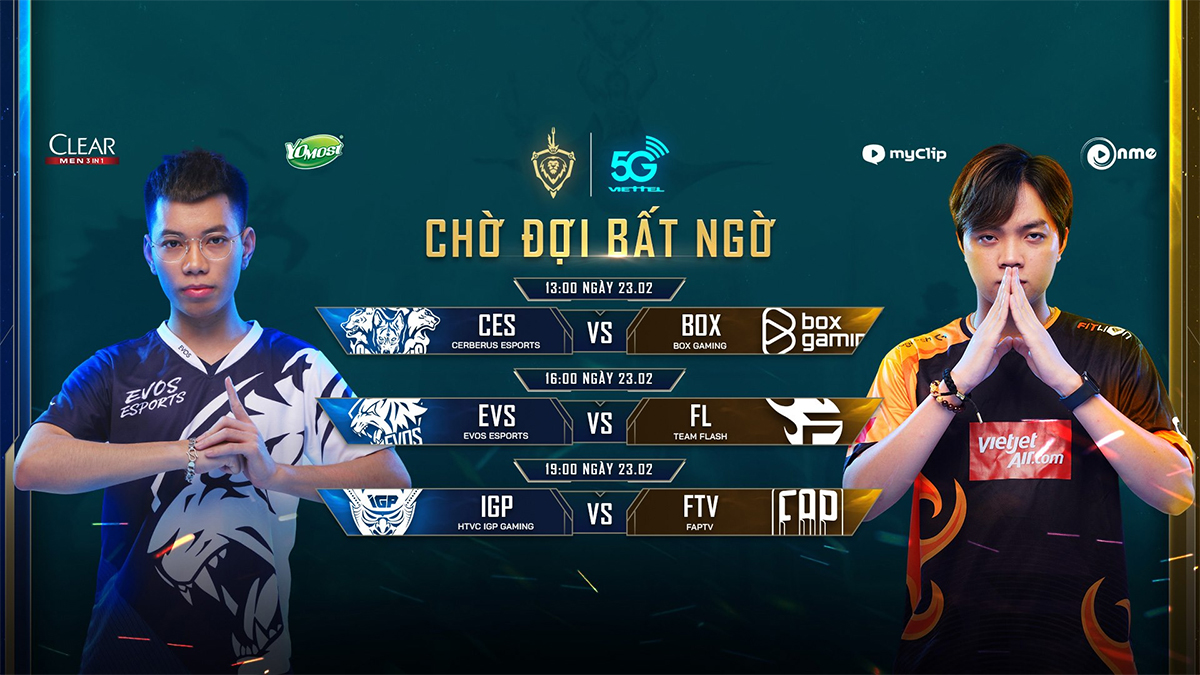 Kết quả Đấu Trường Danh Vọng Mùa Xuân 2020 hôm nay 23/2: EVOS vs FL