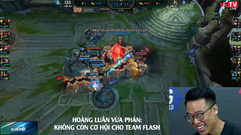 Cộng đồng LMHT phát sốt với MVP trận đấu CES vs FL