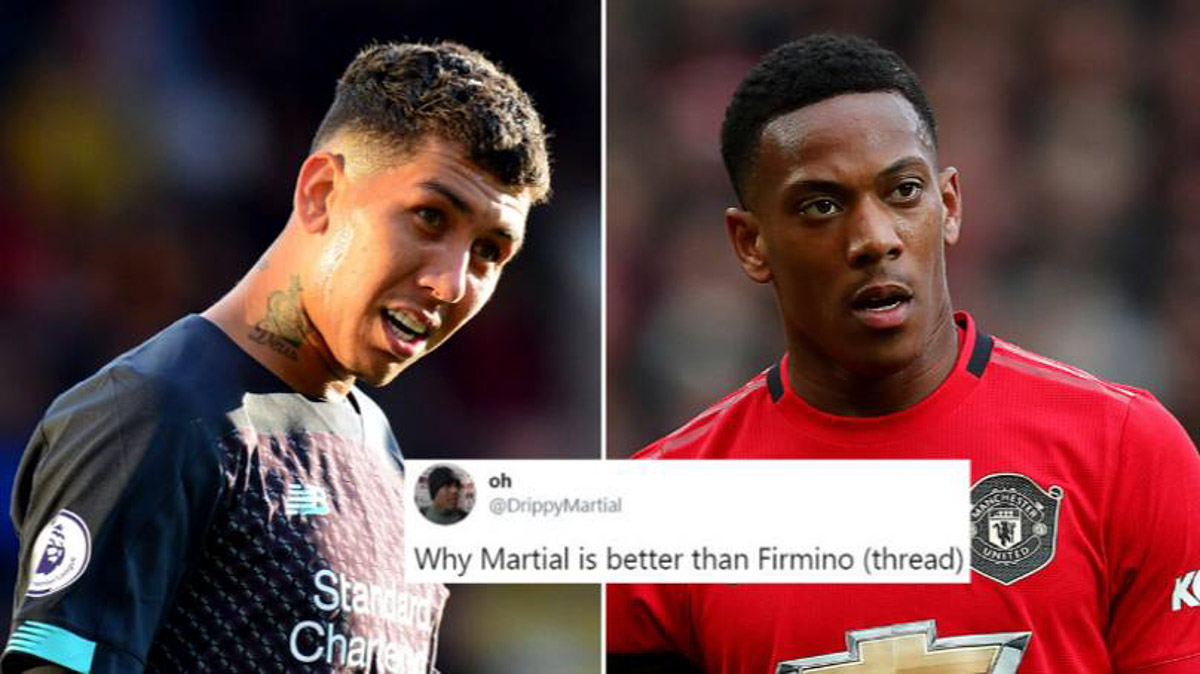 Martial của MU tạo nên cuộc tranh luận gay gắt với Firmino