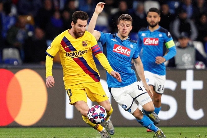 Messi sánh ngang với Giggs trong lịch sử Cúp C1 sau trận Barca vs Napoli Messi sánh ngang với Giggs trong lịch sử Cúp C1 sau trận Barca vs Napoli