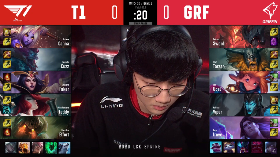 Kết quả LCK Mùa Xuân 2020 26/2: Faker chói sáng, Teddy đạt cột mốc 1000 kills