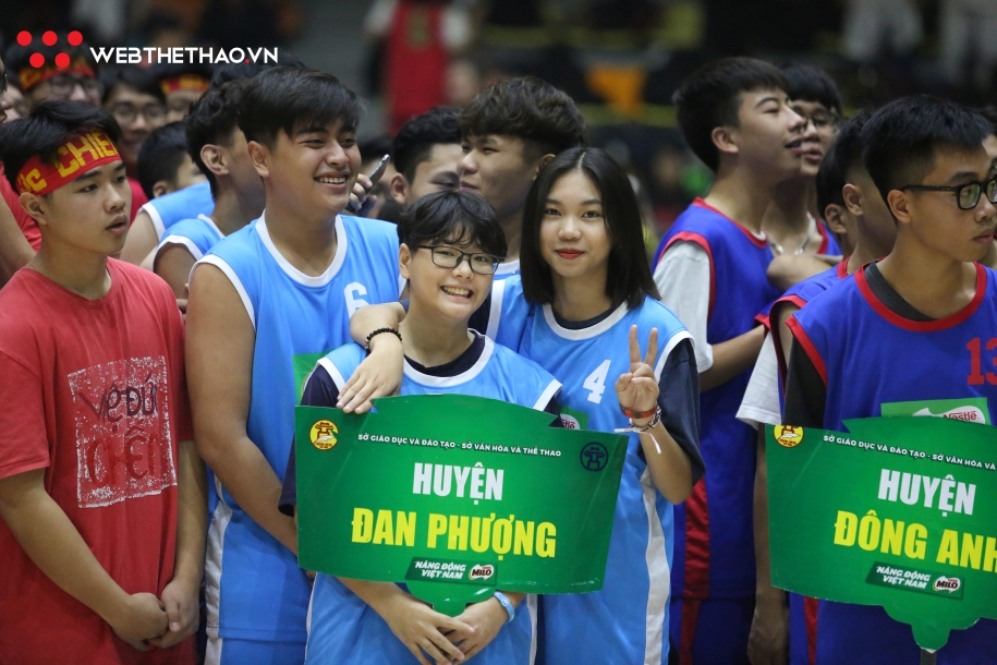 Lễ hội bóng rổ cho học sinh Thủ đô khai màn năm mới 2020