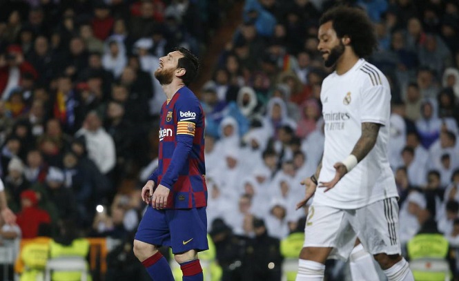 Messi bất lực trước Real Madrid bằng chỉ số đáng sợ với các đối tác Messi bất lực trước Real Madrid bằng chỉ số đáng sợ với các đối tác