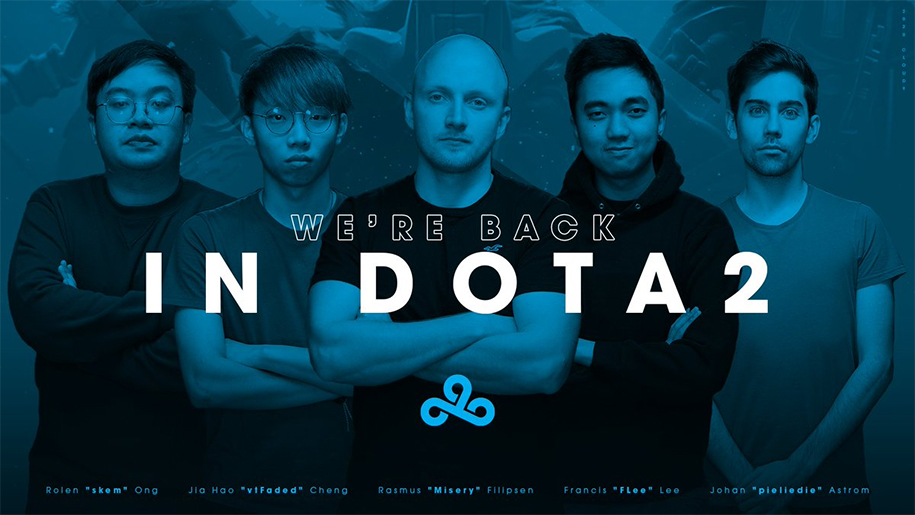 Cloud9 Dota 2 trở lại cùng EternalEnvy