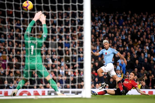 Aguero hướng đến kỷ lục ghi bàn vào lưới MU ở derby Manchester