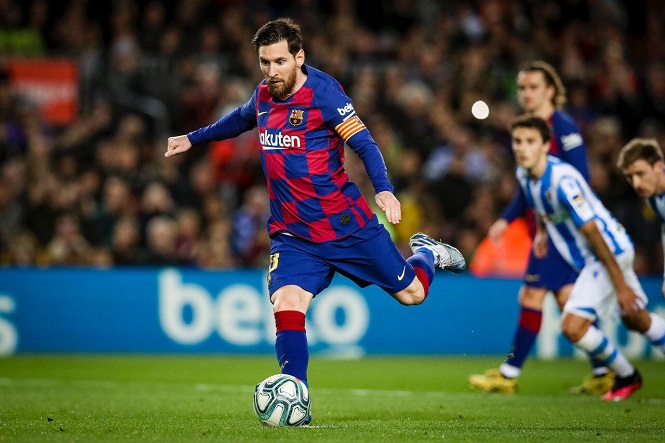 Messi vượt Ronaldo trở thành chân sút vĩ đại nhất châu Âu Messi vượt Ronaldo trở thành chân sút vĩ đại nhất châu Âu