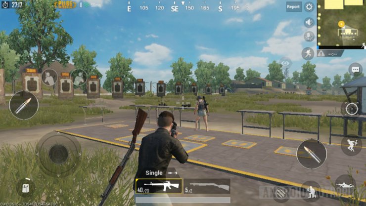 Cách ghìm tâm PUBG Mobile không giật trên điện thoại