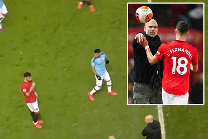 CĐV MU phát cuồng khi Bruno Fernandes đáp trả HLV Guardiola
