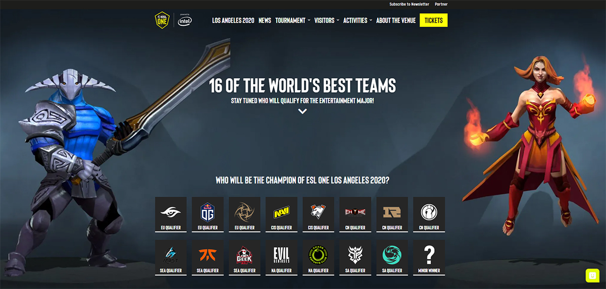 Lịch thi đấu Dota 2 ESL One Los Angeles 2020: OG cùng bảng EG