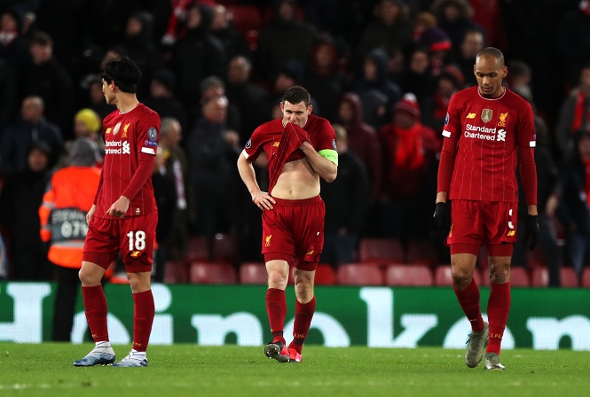 Liverpool bị loại ở Cúp C1 với kết cục chưa từng xảy ra thời Klopp