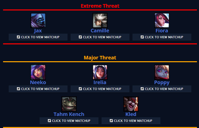 Bảng ngọc Aatrox LMHT m&ugrave;a 10