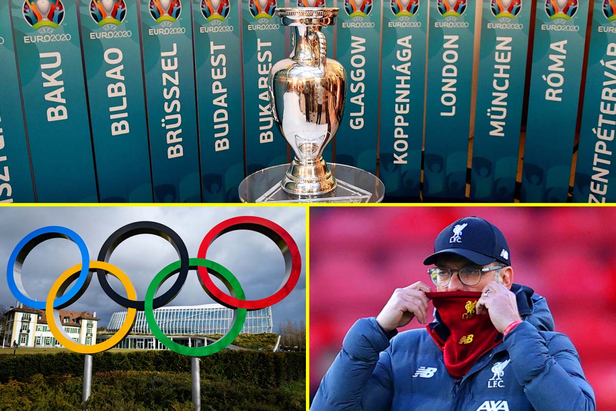 Euro 2020 và Olympic Tokyo được đề xuất hoãn sang năm 2021