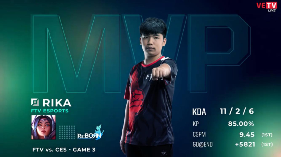 Rika: Em vào thi đấu để gạt giò thôi!