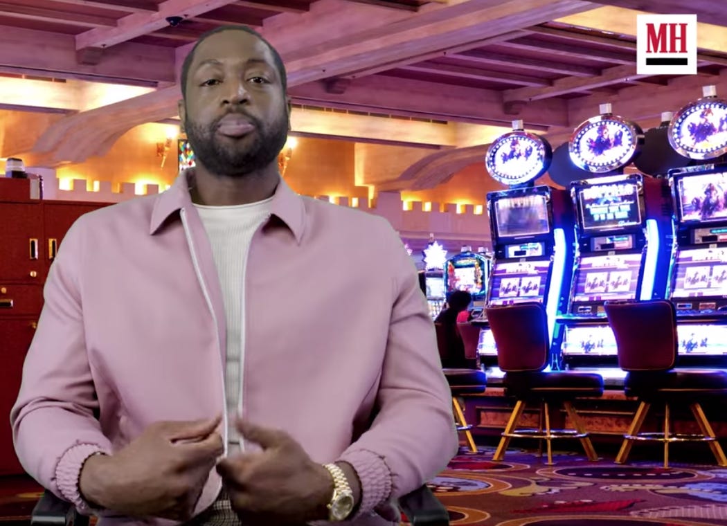 Huyền thoại Dwyane Wade thừa nhận nguy cơ phá sản vì cờ bạc