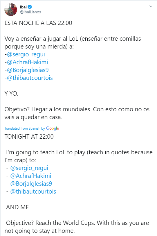 La Liga bị hoãn, Courtois lập team LMHT cùng cựu caster LEC