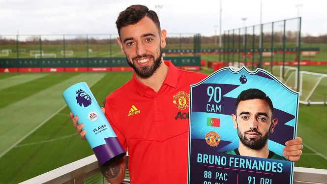 Tin bóng đá 16/3: Bruno Fernandes của MU nhận giải thưởng tháng