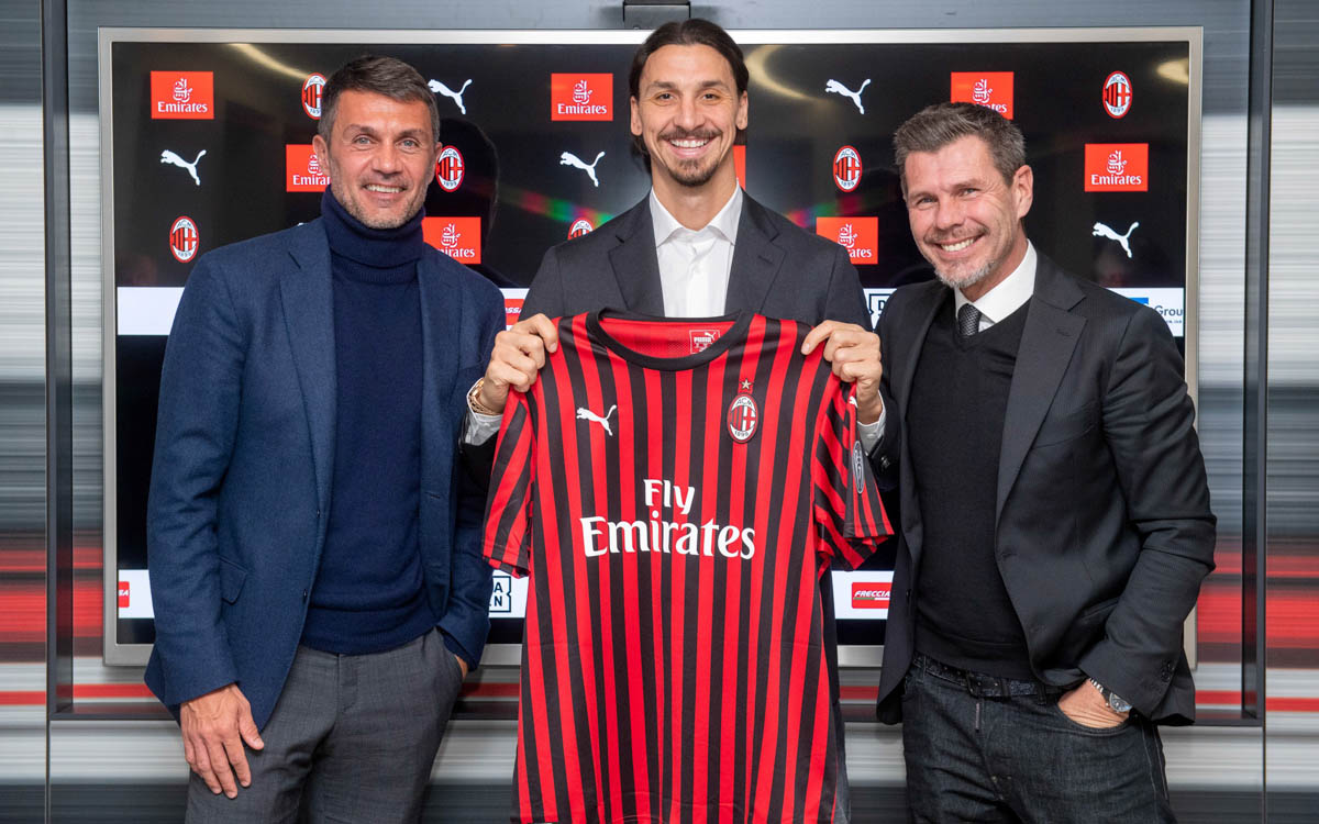 Zlatan Ibrahimovic khó ở lại AC Milan nếu Paolo Maldini rời đi