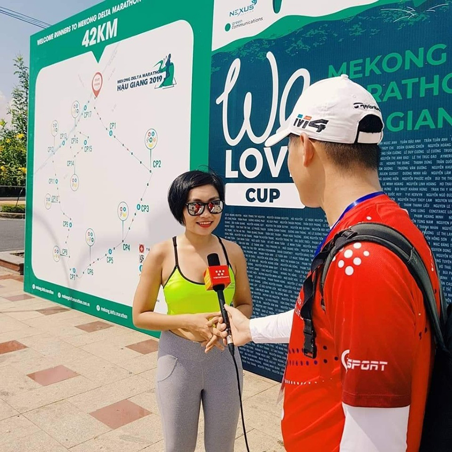 Nữ MC giải chạy phong trào tung bí quyết luyện tập chạy bộ mùa COVID-19 Nữ MC giải chạy phong trào tung bí quyết luyện tập chạy bộ mùa COVID-19