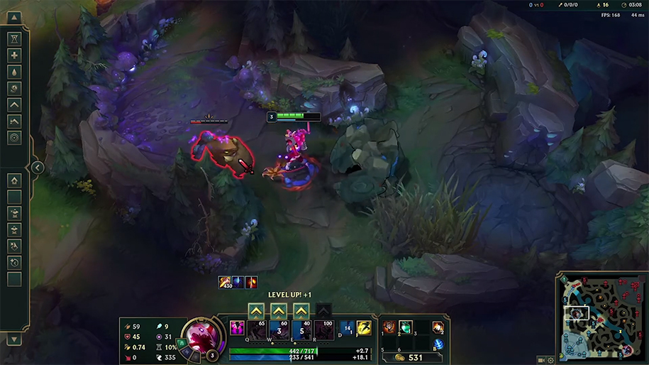 Fiddlesticks làm lại sẽ có khả năng farm 2 bãi quái rừng cùng lúc