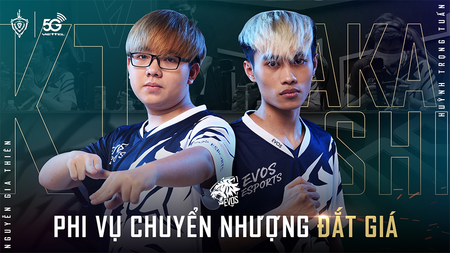 EVOS Esports chiêu mộ Akashi và KT từ Mocha ZD
