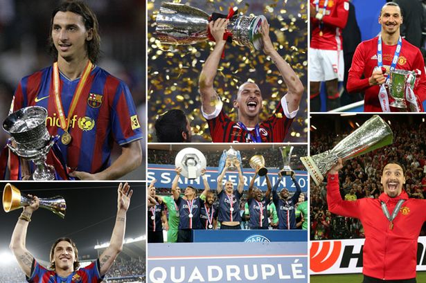 Ibrahimovic giành nhiều danh hiệu hơn cả Ronaldo trong sự nghiệp